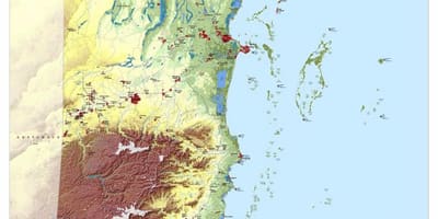 ਨਕਸ਼ਾ ਦੇ topographic ਬੇਲਾਈਜ਼